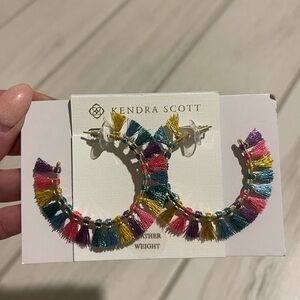 Kendra Scott multicolor Evie hoop earrings - NWT